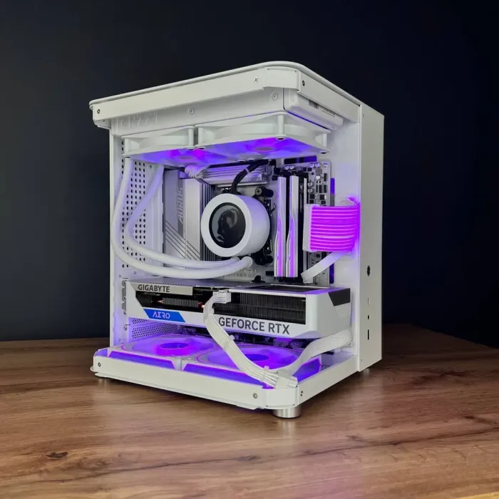 Збірка під замовлення: комп'ютер Jonsbo TK-1 White Tower / AMD Ryzen 5 7500F Tray (6 (12) ядер по 3.7 - 5.0 GHz) / 32 GB DDR5 / 1000 GB SSD M.2 / nVidia GeForce RTX 4060 Ti, 8 GB GDDR6, 128-bit / 850W - зображення 2