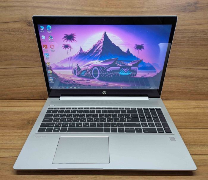 Ноутбук HP ProBook 450 G6 / 15.6" (1366x768) TN Touch / Intel Core i5-8265U (4 (8) ядра по 1.6 - 3.9 GHz) / 16 GB DDR4 / 480 GB SSD / Intel UHD Graphics / WebCam / Fingerprint / Windows 10 б/в - зображення 2