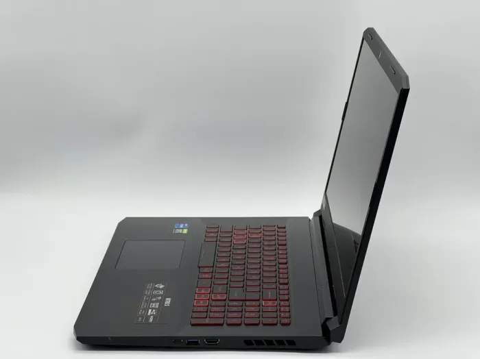 Ігровий ноутбук Acer Nitro 5 AN517-54-79L1 / 17.3" (1920x1080) IPS / Intel Core i7-11800H (8 (16) ядер по 2.3 - 4.6 GHz) / 16 GB DDR4 / 512 GB SSD / nVidia GeForce RTX 3050 Ti, 4 GB GDDR6, 128-bit / WebCam б/в - зображення 3