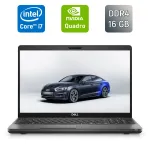 Мобільна робоча станція Dell Precision 3541 / 15,6" (1920x1080) IPS / Intel Core i7-9850H (6 (12) ядер по 2,6 - 4,6 ГГц) / 32 ГБ DDR4 / 512 ГБ SSD / nVidia Quadro P620, 4 ГБ GDDR5 128-bit / WebCam / TouchID / Windows 10 б/в