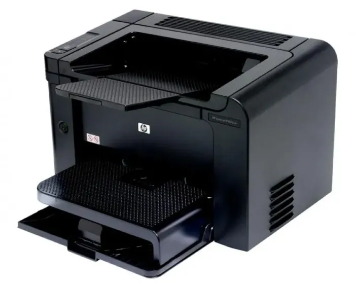 Принтер HP LaserJet Pro P1606dn / лазерний монохромний друк / 600x600 dpi / A4 / 25 стор / хв / USB 2.0, Ethernet / Двосторонній друк Дуплекс б/в - зображення 1