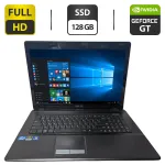 Ноутбук Б-клас Asus K73S / 17.3" (1920x1080) TN / Intel Core i3-2350M (2 (4) ядра по 2.3 GHz) / 8 GB DDR3 / 128 GB SSD + 750 GB HDD / nVidia GeForce GT 610M, 1 GB GDDR3, 64-bit / WebCam б/в