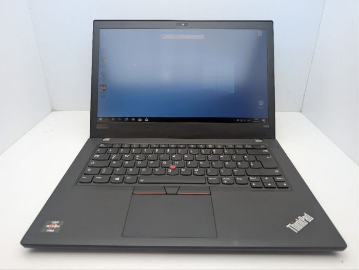 Ультрабук Lenovo ThinkPad A485 / 14" (1920x1080) IPS / AMD Ryzen 5 2500U (4 (8) ядра по 2.0 - 3.6 GHz) / 8 GB DDR4 / 256 GB SSD / AMD Radeon Vega 8 Graphics / WebCam б/в - зображення 2