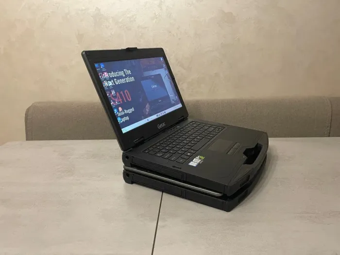 Захищений ноутбук Getac S410 G2 / 14" (1366x768) TN Touch / Intel Core i7-8650U (4 (8) ядра по 1,9 - 4,2 ГГц) / 16 ГБ DDR4 / 256 ГБ SSD / nVidia GeForce GTX 1050, 4 ГБ GDDR5, 128-біт / DVD-ROM б/в - зображення 5