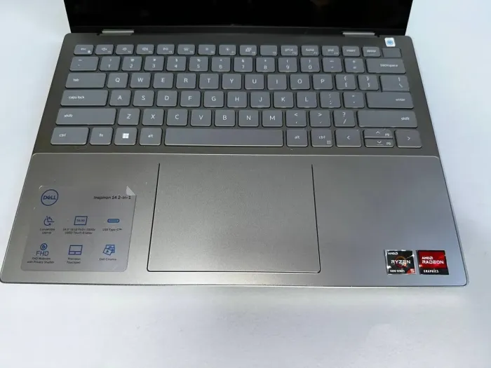 Ноутбук-трансформер Dell 7425 2-In-1 / 14" (1920x1200) IPS / AMD Ryzen 5 5625U (6 (12) ядер по 2.3 - 4.3 GHz) / 8 GB DDR4 / 256 GB SSD M.2 / AMD Radeon RX Vega 7 / WebCam б/у - зображення 3