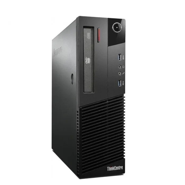 ПК Б-клас Lenovo ThinkCentre M83 SFF / Intel Core i3-4130 (2 (4) ядра по 3.4 GHz) / 8 GB DDR3 / 500 GB HDD / Intel HD Graphics 4400 / DVD-RW + USB-флешка 64 GB б/в - зображення 1