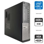 Комп'ютер Dell OptiPlex 790 Desktop / Intel Core i5-2400 (4 ядра по 3.1 - 3.4 GHz) / 8 GB DDR3 / 250 GB HDD / Intel HD Graphics 2000 / DVD-ROM / VGA б/в
