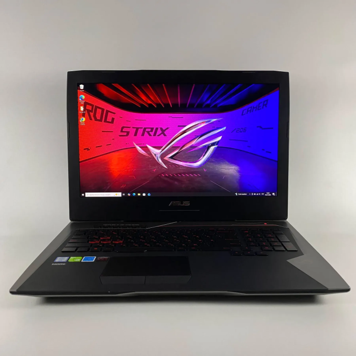 Ігровий ноутбук Asus ROG GL752VS / 17.3" (1920x1080) IPS / Intel Core i7-6820HK (4 (8) ядра по 2,7 - 3,6 ГГц) / 16 ГБ DDR4 / 500 ГБ SSD / nVidia GeForce GTX 1070, 8 ГБ GDDR5, 256-біт / HDMI / WebCam б/в - изображение 9