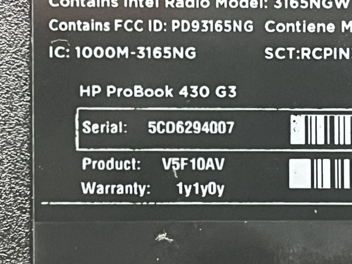 Ноутбук Б-клас HP ProBook 430 G3 / 13.3" (1366x768) TN / Intel Core i5-6200U (2 (4) ядра по 2.3 - 2.8 GHz) / 8 GB DDR3 / 120 GB SSD / Intel HD Graphics 520 / WebCam б/в - изображение 8