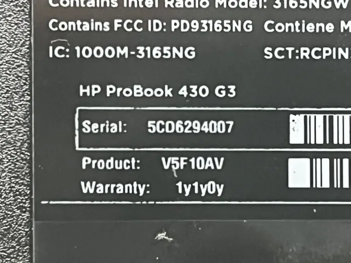 Ноутбук Б-клас HP ProBook 430 G3 / 13.3" (1366x768) TN / Intel Core i5-6200U (2 (4) ядра по 2.3 - 2.8 GHz) / 8 GB DDR3 / 120 GB SSD / Intel HD Graphics 520 / WebCam б/в - зображення 8