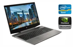 Мобільна робоча станція HP zBook 15v G5 / 15.6" (1920x1080) IPS / Intel Xeon E-2176M (6 (12) ядер по 2.7 - 4.4 GHz) / 32 GB DDR4 / 1000 GB SSD / nVidia Quadro P600, 4 GB GDDR5, 128-bit / WebCam / TouchID / Windows 10 б/в