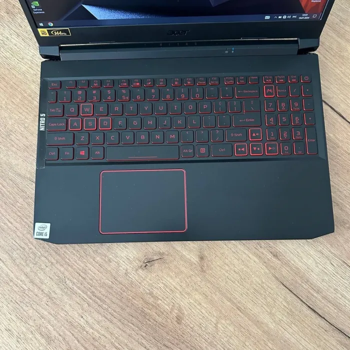 Ігровий ноутбук Б-клас Acer Nitro 5 AN515-55 / 15.6" (1920x1080) IPS / Intel Core i5-10300H (4 (8) ядра по 2.5 - 4.5 GHz) / 16 GB DDR4 / 512 GB SSD / nVidia GeForce RTX 3050, 4 GB GDDR6, 128-bit / WebCam б/в - зображення 7