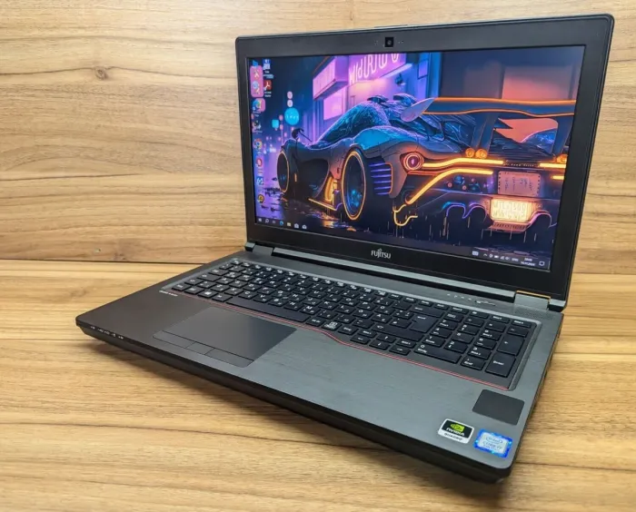 Мобільна робоча станція Fujitsu Celsius H780 / 15.6" (1920x1080) IPS / Intel Core i7-8750H (6 (12) ядер по 2.2 - 4.1 GHz) / 32 GB DDR4 / 512 GB SSD + 512 GB SSD / nVidia Quadro P600, 4 GB GDDR5, 128-bit / WebCam / Fingerprint / Windows 10 б/в - зображення 5