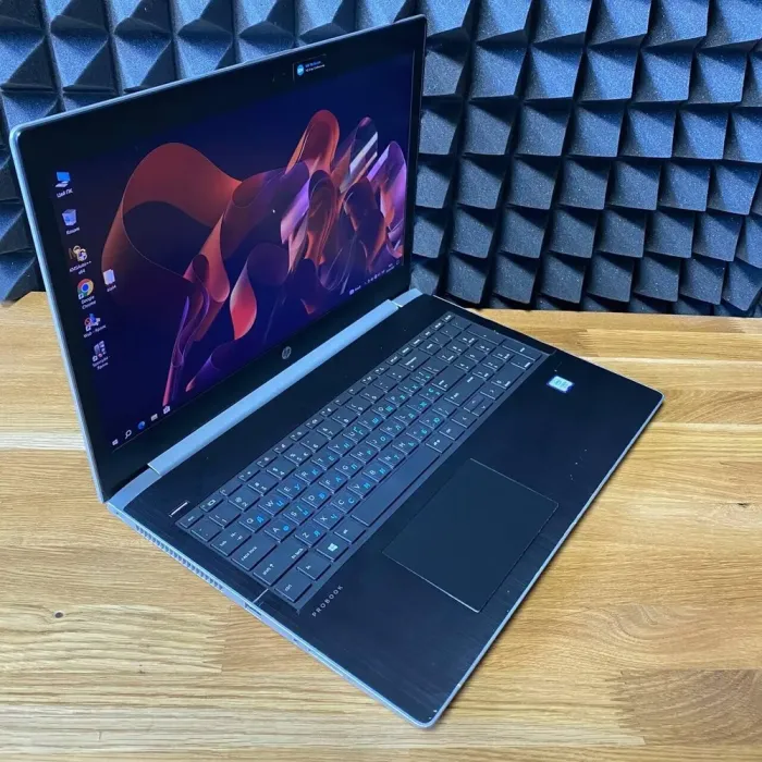 Ноутбук HP ProBook 450 G5 / 15.6" (1920x1080) TN / Intel Core i5-7200U (2 (4) ядра по 2.5 - 3.1 GHz) / 8 GB DDR4 / 128 GB SSD + 500 GB HDD / Intel UHD Graphics 620 / WebCam б/в - зображення 5