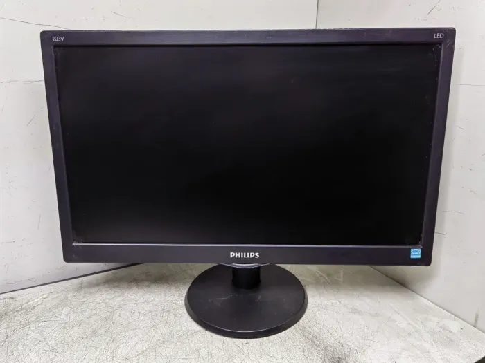 Монітор Б-клас Philips 203V / 20" (1600x900) TN / 1x VGA / VESA 100x100 / Кабелі в комплекті б/в - зображення 3