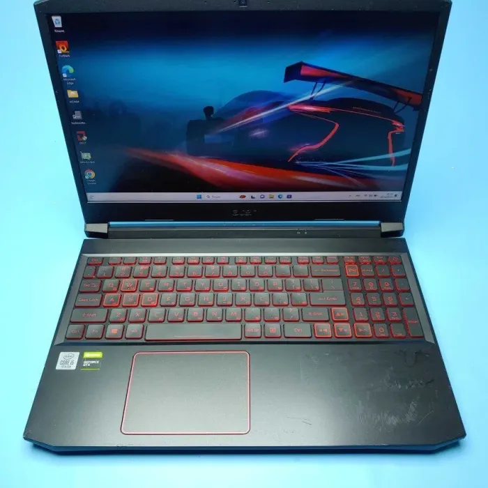 Ігровий ноутбук Acer Nitro 5 AN515-55 / 15.6" (1920x1080) IPS / Intel Core i5-10300H (4 (8) ядра по 2.5 - 4.5 GHz) / 16 GB DDR4 / 512 GB SSD / nVidia GeForce GTX 1650 Ti, 4 GB GDDR6, 128-bit / WebCam / Win 11 Home б/в - зображення 8