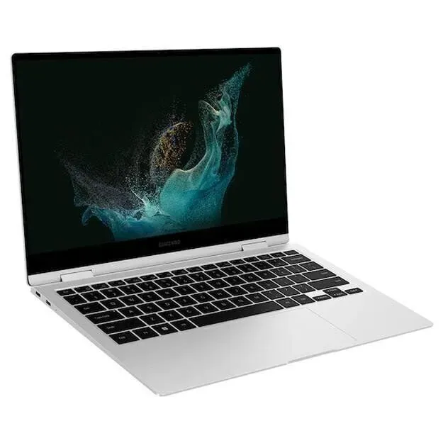 Ультрабук-трансформер Samsung Galaxy Book2 Pro NP950XED-KB2US / 15.6" (1920x1080) OLED / Intel Core i7-1260P (12 (16) ядер по 2.1 - 4.7 GHz) / 16 GB DDR4 / 1000 GB SSD / Intel Iris Xe Graphics / WebCam / Win 11 б/в - зображення 2