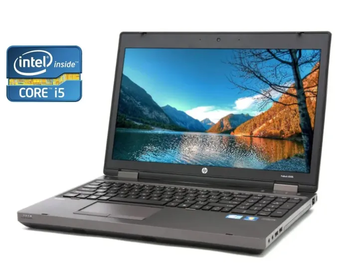 Ноутбук Б-клас HP ProBook 6570b / 15.6" (1366x768) TN / Intel Core i5-3210M (2 (4) ядра по 2.5 - 3.1 GHz) / 8 GB DDR3 / 240 GB SSD / Intel HD Graphics 4000 / WebCam / Win 10 Pro б/в - зображення 1