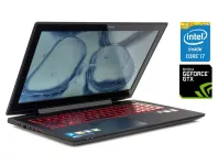 Ігровий ноутбук Б-класу Lenovo IdeaPad Y50-70 / 15.6" (1920x1080) TN / Intel Core i7-4700HQ (4 (8) ядра по 2.4 - 3.4 GHz) / 8 GB DDR3 / 512 GB SSD / nVidia GeForce GTX 860M, 2 GB GDDR5, 128-bit / WebCam б/в