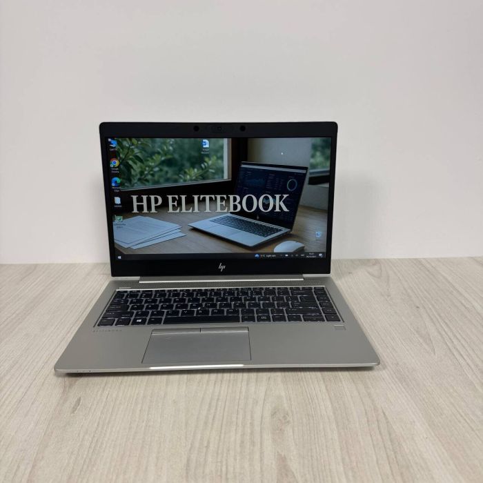 Ультрабук Б-клас HP EliteBook 745 G6 / 14" (1920x1080) IPS Touch / AMD Ryzen 5 Pro 3500U (4 (8) ядра по 2.1 - 3.7 GHz) / 16 GB DDR4 / 256 GB SSD NVMe / AMD Radeon Vega 8 Graphics / WebCam б/в - зображення 2