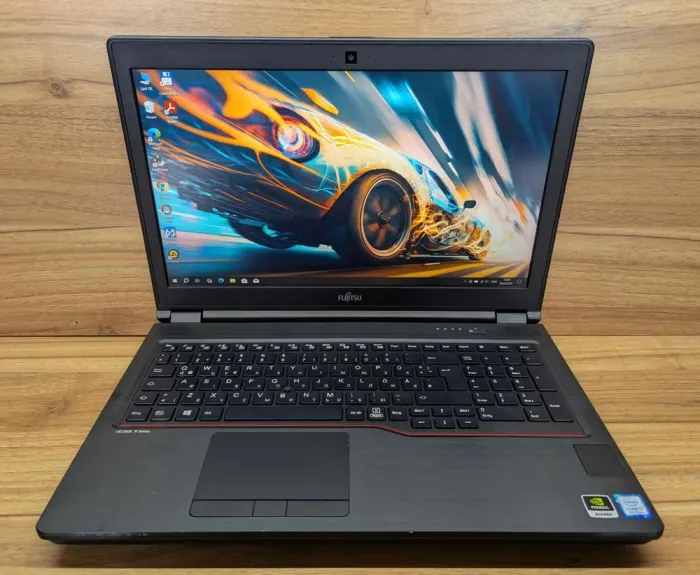 Мобільна робоча станція Б-клас Fujitsu Celsius H780 / 15.6" (1920x1080) IPS / Intel Core i7-8750H (6 (12) ядер по 2.2 - 4.1 GHz) / 32 GB DDR4 / 512 GB SSD / nVidia Quadro P600, 4 GB GDDR5, 128-bit / WebCam / HDMI / Windows 10 б/в - зображення 2