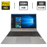 Ноутбук Medion Akoya E15301 / 15.6" (1920x1080) IPS / AMD Ryzen 7 3700U (4 (8) ядра по 2.3 - 4.0 GHz) / 8 GB DDR4 / 512 GB SSD M.2 / AMD Radeon RX Vega 10 Graphics / WebCam б/в