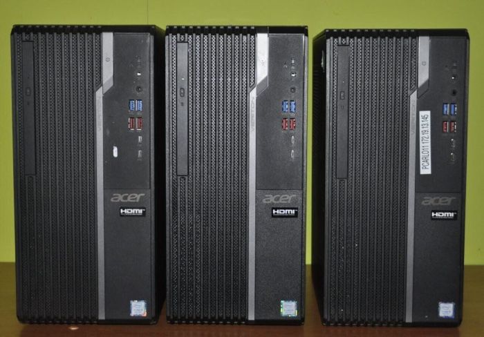 Комп'ютер Acer Veriton S4660G Tower / Intel Core i5-8400 (6 ядер по 2,8 - 4,0 ГГц) / 16 ГБ DDR4 / 256 ГБ SSD M.2 / Intel UHD Graphics 630 / Windows 11 Pro б/в - изображение 9