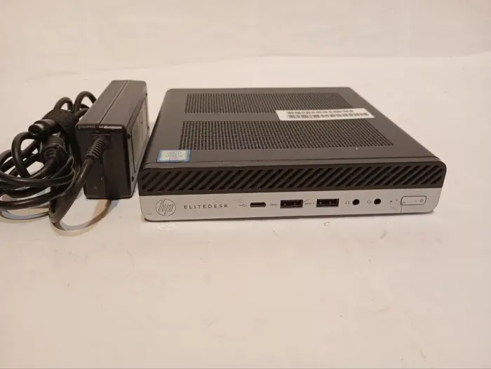 Неттоп Б-клас HP EliteDesk 800 G3 Desktop Mini USFF / Intel Core i5-6500 (4 ядра по 3.2 - 3.6 GHz) / 8 GB DDR4 / 128 GB SSD / Intel UHD Graphics 530 б/в - зображення 5