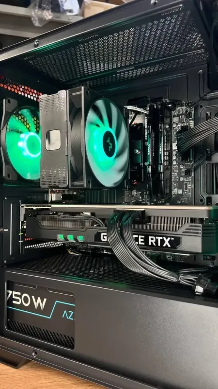 Збірка під замовлення: комп'ютер MSI MAG Forge M100R Black Tower / AMD Ryzen 7 5700X (8 (16) ядер по 3.4 - 4.6 GHz) / 32 GB DDR4 / 1000 GB SSD M.2 / nVidia GeForce RTX 3080, 10 GB GDDR6X, 320-bit / 750W б/в - зображення 4