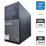Комп'ютер Dell OptiPlex 9020 Tower / Intel Core i5-4590 (4 ядра по 3.3 - 3.7 GHz) / 8 GB DDR3 / 120 GB SSD / Intel HD Graphics 4600 / DVD-ROM б/в