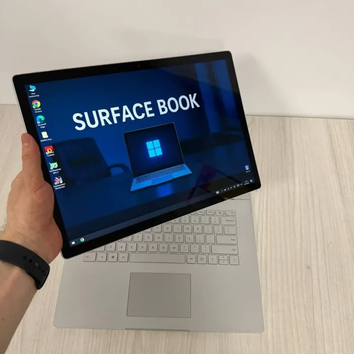 Ігровий ультрабук-трансформер Б-клас Microsoft Surface Book 3 / 15.0" (3240x2160) IPS Touch / Intel Core i7-1065G7 (4 (8) ядра по 1.3 - 3.9 GHz) / 32 GB DDR4 / 1000 GB SSD NVMe / nVidia GeForce GTX 1660 Ti Max-Q, 6 GB GDDR6, 192-bit / WebCam б/в - зображення 7