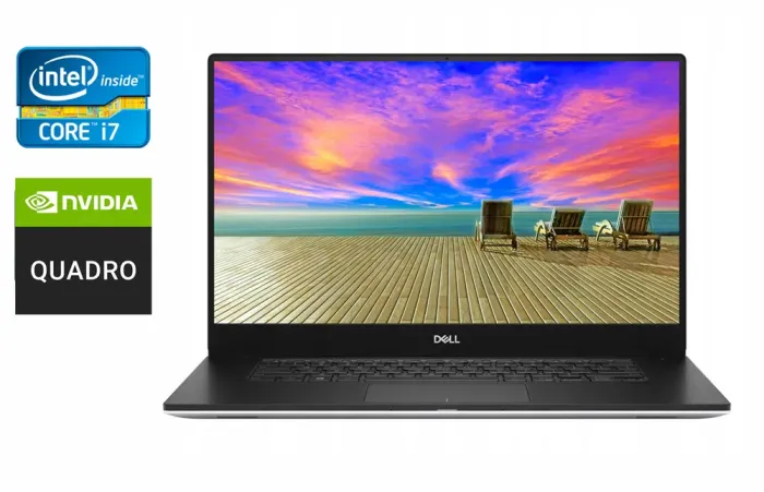 Мобільна робоча станція Dell Precision 5540 / 15.6" (1920x1080) IPS / Intel Core i7-9850H (6 (12) ядер по 2.6 - 4.6 GHz) / 16 GB DDR4 / 512 GB SSD / nVidia Quadro T1000, 4 GB GDDR5, 128-bit / WebCam / Windows 10 б/в - зображення 1