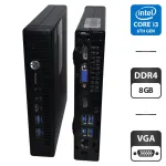 Неттоп HP ProDesk 600 G2 Mini PC USFF / Intel Core i3-6100T (2 (4) ядра по 3.2 GHz) / 8 GB DDR4 / 64 GB SSD / Intel HD Graphics 530 / Windows 11 Pro б/в