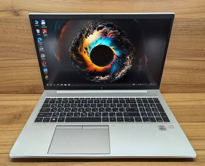 Ультрабук Б-клас HP EliteBook 850 G7 / 15.6" (1920x1080) IPS / Intel Core i5-10210U (4 (8) ядра по 1.6 - 4.2 GHz) / 16 GB DDR4 / 512 GB SSD / Intel UHD Graphics / Fingerprint / WebCam / Windows 10 б/в - зображення 2