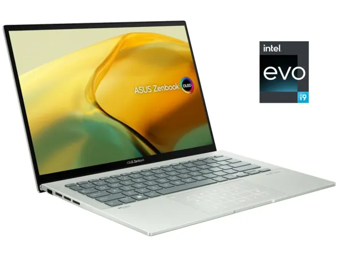 Ультрабук Asus Zenbook 14 OLED UX3402VA-IS94T / 14" (2880x1800) OLED Touch / Intel Core i9-13900H (14 (20) ядер по 2.6 -5.4 GHz) / 16 GB DDR4 / 1000 GB SSD / Intel Iris Xe Graphics / WebCam / Win 11 Pro б/в - зображення 1