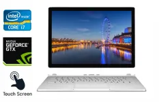 Ноутбук-трансформер Б-клас Microsoft Surface Book 2 / 15" (3240x2160) IPS Touch / Intel Core i7-8650U (4 (8) ядра по 1.9 - 4.2 GHz) / 16 GB DDR3 / 512 GB SSD / nVidia GeForce GTX 1060, 6 GB GDDR5, 192-bit / USB Type-C б/в