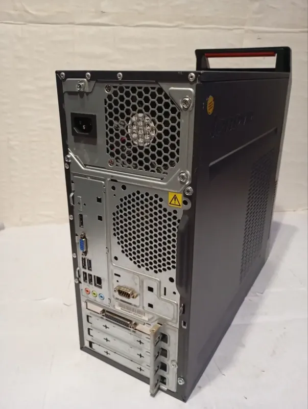 Комплект ПК: Lenovo ThinkCentre E73 Tower / Intel Core i3-4170 (2 (4) ядра по 3.7 GHz) / 8 GB DDR3 / 500 GB HDD / Intel HD Graphics 4400 / DVD-ROM + Монітор LG IPS234T-PN / 23" (1920x1080) IPS / DVI, VGA б/в - зображення 5