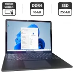 Ультрабук Microsoft Surface Laptop 4 / 13.5" (2256x1504) IPS Touch / Intel Core i7-1185G7 (4 (8) ядра по 3.0 - 4.8 GHz) / 16 GB DDR4 / 256 GB SSD / Intel Iris Xe Graphics / WebCam б/в