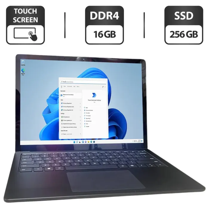 Ультрабук Microsoft Surface Laptop 4 / 13.5" (2256x1504) IPS Touch / Intel Core i7-1185G7 (4 (8) ядра по 3.0 - 4.8 GHz) / 16 GB DDR4 / 256 GB SSD / Intel Iris Xe Graphics / WebCam б/в - зображення 1