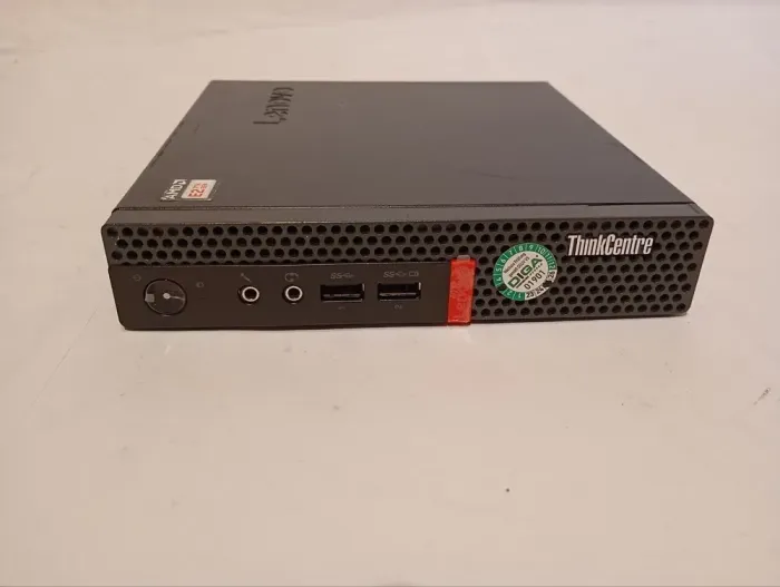 Неттоп Б-клас Lenovo ThinkCentre M625q Tiny USFF / AMD A9-9420e (2 ядра по 1.8 - 2.7 GHz) / 4 GB DDR4 / 120 GB SSD / AMD Radeon R5 Graphics б/в - зображення 2