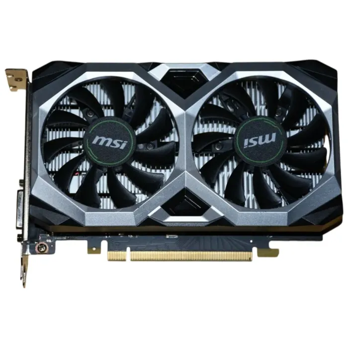 Дискретна відеокарта nVidia GeForce GTX 1650, 4 GB GDDR5, 128-bit / DVI, HDMI, DisplayPort / GTX 1650 VENTUS XS 4G OC б/в - зображення 1