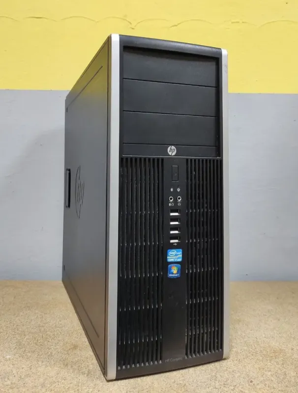 Комп'ютер HP Compaq Elite 8300 Tower / Intel Core i7-3770 (4 (8) ядра по 3.4 - 3.9 GHz) / 16 GB DDR3 / 240 GB SSD / Intel HD Graphics 4000 б/в - зображення 2