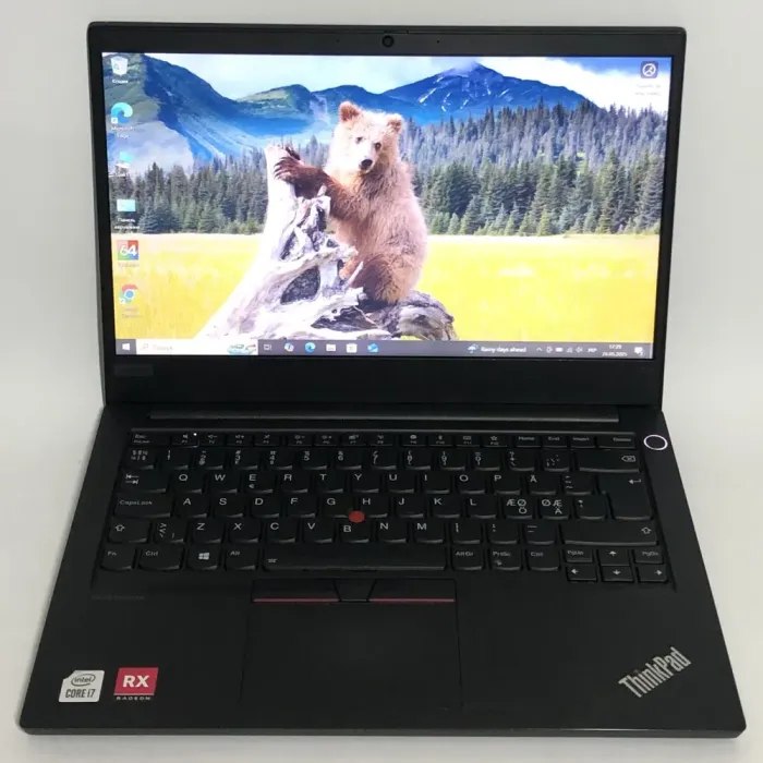 Ігровий ультрабук Б-клас Lenovo ThinkPad E14 / 14" (1920x1080) TN / Intel Core i7-10510U (4 (8) ядра по 1.8 - 4.9 GHz) / 16 GB DDR4 / 512 GB SSD / AMD Radeon RX 640, 2 GB GDDR5, 64-bit / WebCam / Win 10 Pro б/в - зображення 2