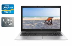 Ультрабук HP EliteBook 850 G6 / 15.6" (1920x1080) IPS / Intel Core i7-8565U (4 (8) ядра по 1.8 - 4.6 GHz) / 16 GB DDR4 / 512 GB SSD / Intel UHD Graphics / TouchID / WebCam / Windows 10 б/в