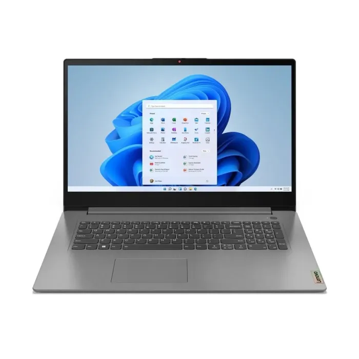 Ультрабук Lenovo IdeaPad 3 17IAU7 / 17.3" (1600x900) TN / Intel Core i3-1215U (6 (8) ядер по 1.2 - 4.4 GHz) / 8 GB DDR4 / 256 GB SSD / Intel UHD Graphics / WebCam / Win 11 Home - зображення 2