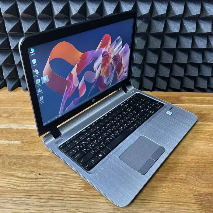 Ноутбук HP ProBook 450 G3 / 15.6" (1920x1080) TN / Intel Core i7-6500U (2 (4) ядра по 2.5 - 3.1 GHz) / 8 GB DDR3 / 256 GB SSD / Intel HD Graphics 520 / WebCam / DVD-ROM б/в - зображення 5
