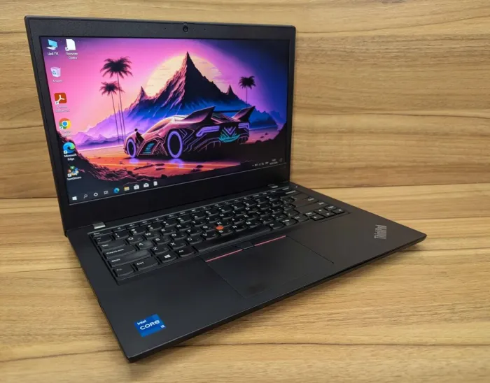 Ультрабук Lenovo ThinkPad L14 / 14" (1920x1080) IPS / Intel Core i5-1135G7 (4 (8) ядра по 2.4 - 4.2 GHz) / 16 GB DDR4 / 500 GB SSD / Intel Iris Xe Graphics / WebCam / Windows 10 б/в - зображення 4