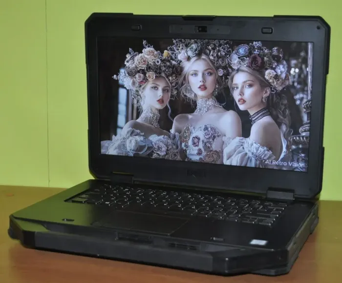 Захищений ноутбук Dell Latitude 5414 Rugged / 14" (1366x768) TN / Intel Core i5-6300U (2 (4) ядра по 2.4 - 3.0 GHz) / 16 GB DDR4 / 1000 GB SSD / Intel HD Graphics 520 / WebCam / Wi-Fi / Bluetooth / Windows 11 Pro б/в - зображення 2