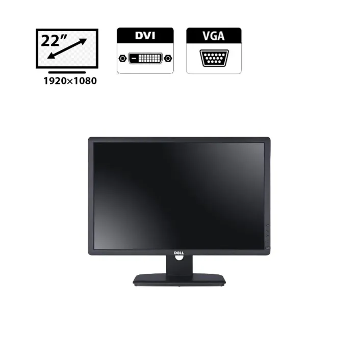 Монітор Dell E2213C / 22" (1920×1080) TN / 1x VGA, 1x DVI б/в - зображення 1