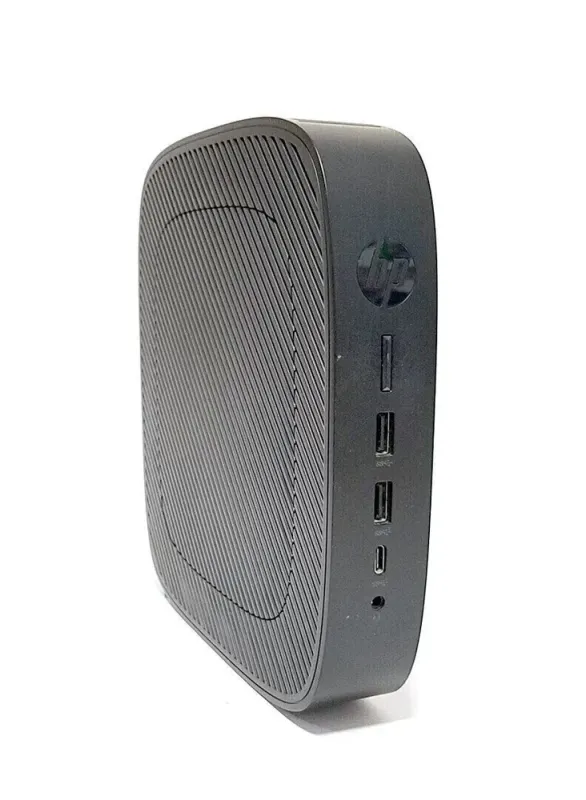 Неттоп HP t640 Thin Client USFF / AMD Ryzen R1505G (2 (4) ядра по 2.4 - 3.3 GHz) / 16 GB DDR4 / 256 GB SSD M.2 / AMD Picaso Graphics / 45W б/в - зображення 5